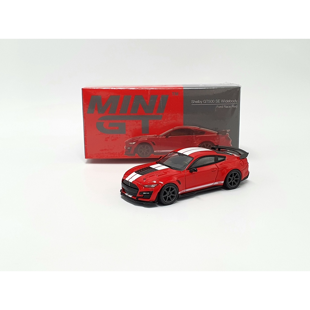 Xe Mô Hình Ford Shelby GT500 SE Widebody Ford Race Red LHD 1:64 MiniGT
