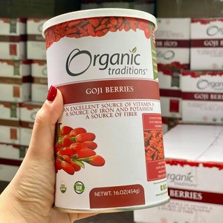 KỶ TỬ KHÔ 454GR - ORGANIC TRADITION GOJI BERRIES/USA