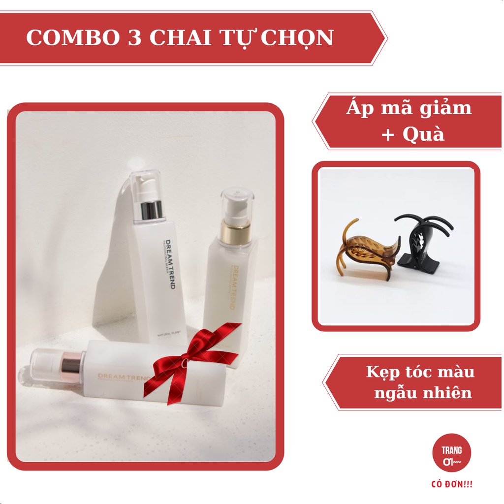 Combo 3 Tinh chất dưỡng tóc Dream Trend AHA Essence tự chọn màu