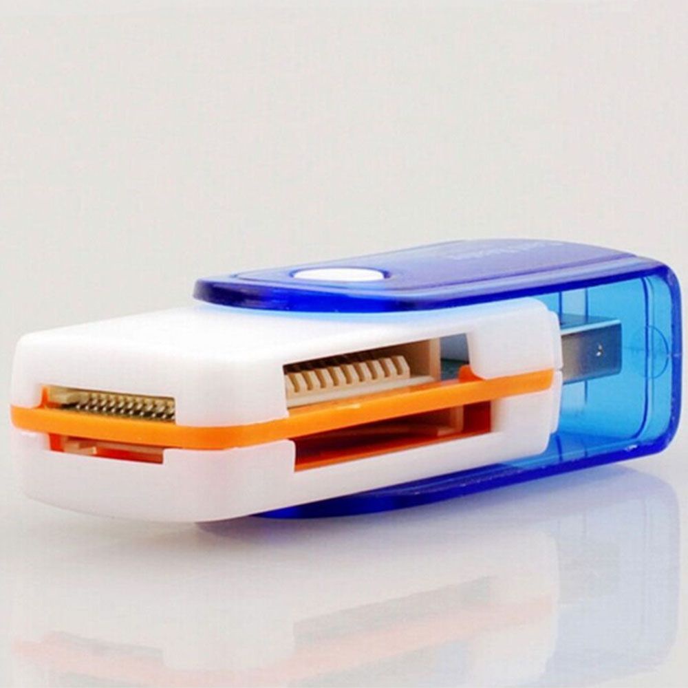 Đầu đọc thẻ nhớ Tf Sd / Sd / Sd / Sd / Sd / Tf mini 4 trong 1 nhiều màu tiện dụng