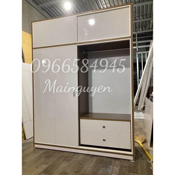 Tủ nhựa đài loan cao 2m2 ngang 1m6 freeship hcm 15km