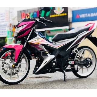 Tem rời honda sonic 150 trắng hồng