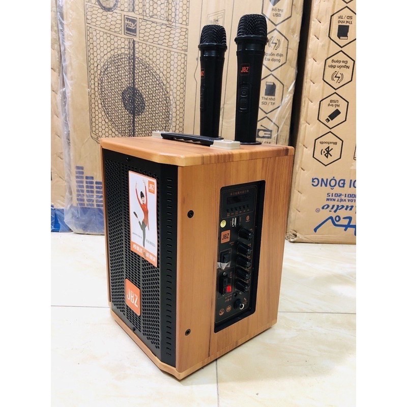 loa kéo jbz model j6 tặng 2mic không dây