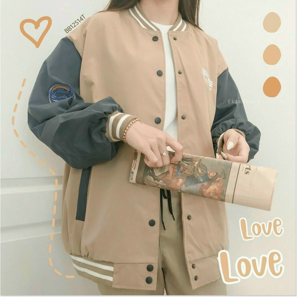 Áo khoác dù bomber FORM RỘNG CỰC CHẤT phong cách mới cho các bạn trẻ KOKO MI STORE