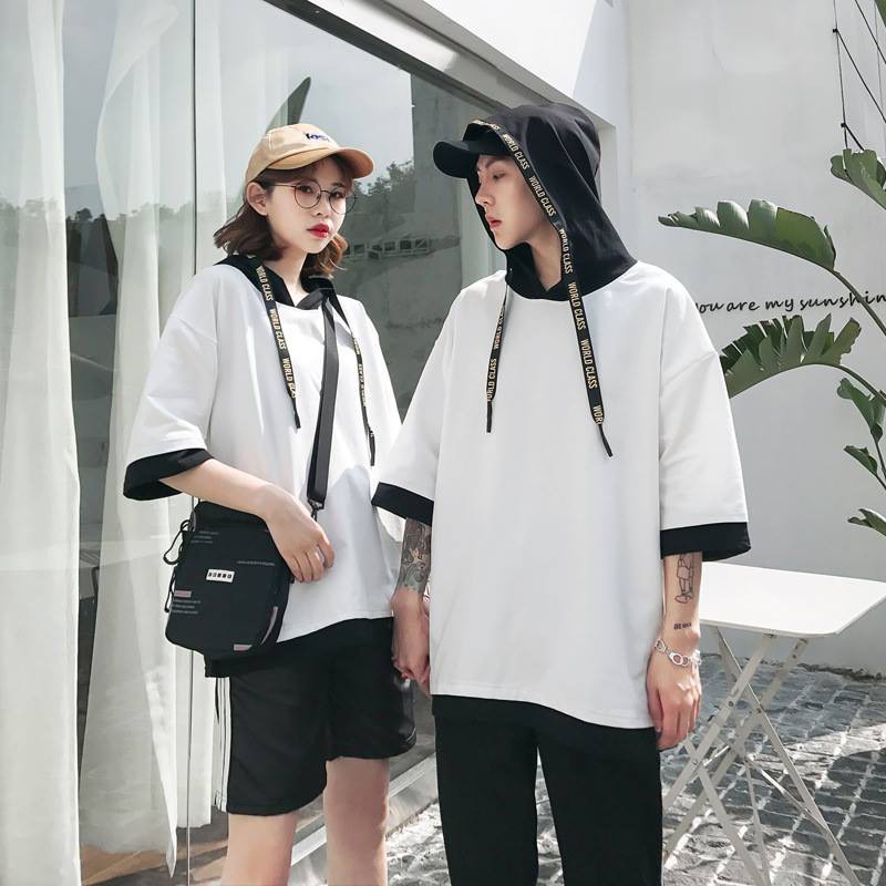 Áo Hoodie Trắng Cá Tính - Vải cotton Mịn Mát | BigBuy360 - bigbuy360.vn