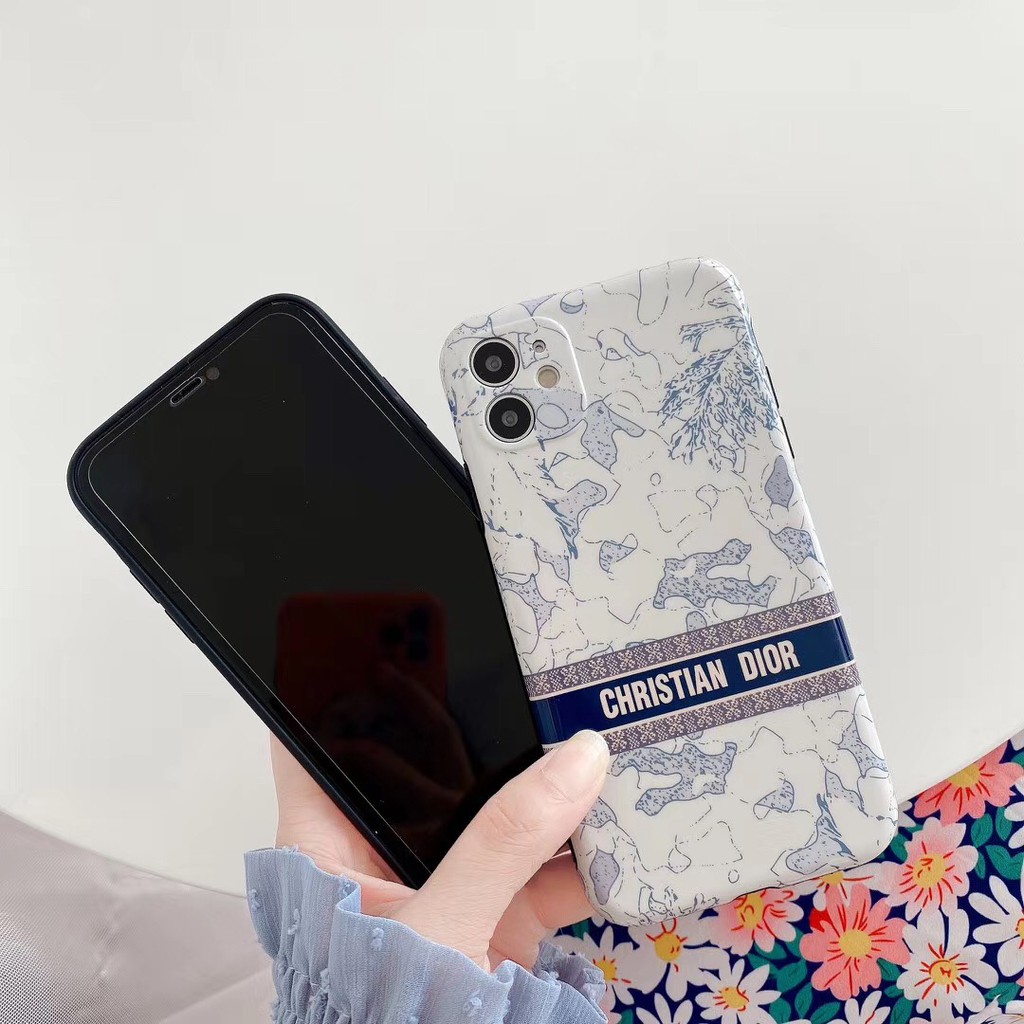 12 12Promax 12Mini Ốp điện thoại silicon in họa tiết bóng bẩy bao phủ toàn diện dành cho iPhone 7Plus 8+ X XR XSMax 11 11ProMax SE2020 | BigBuy360 - bigbuy360.vn