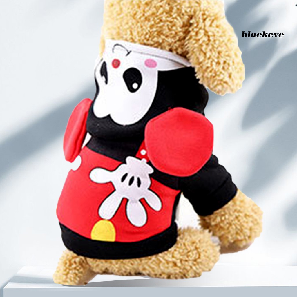 Áo Hoodie Hình Chuột Mickey Giữ Ấm Cho Thú Cưng