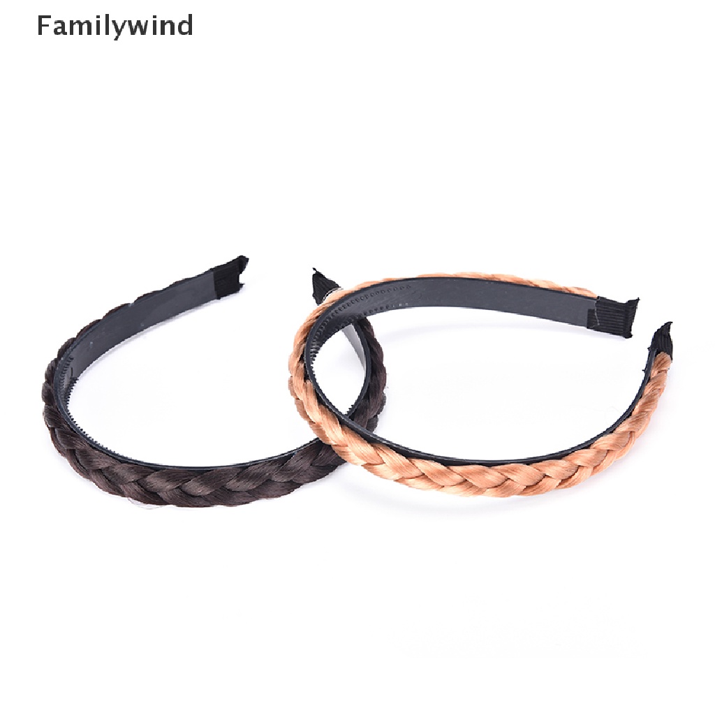 Băng đô dạng tóc giả thắt bím thời trang dành cho nữ giới