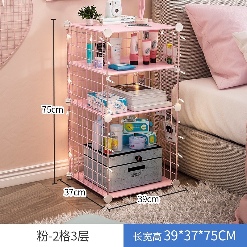 TỦ KỆ LƯỚI ĐẦU GIƯỜNG ĐA NĂNG SIÊU TIỆN ÍCH MÀU TRẮNG sâu 37cm