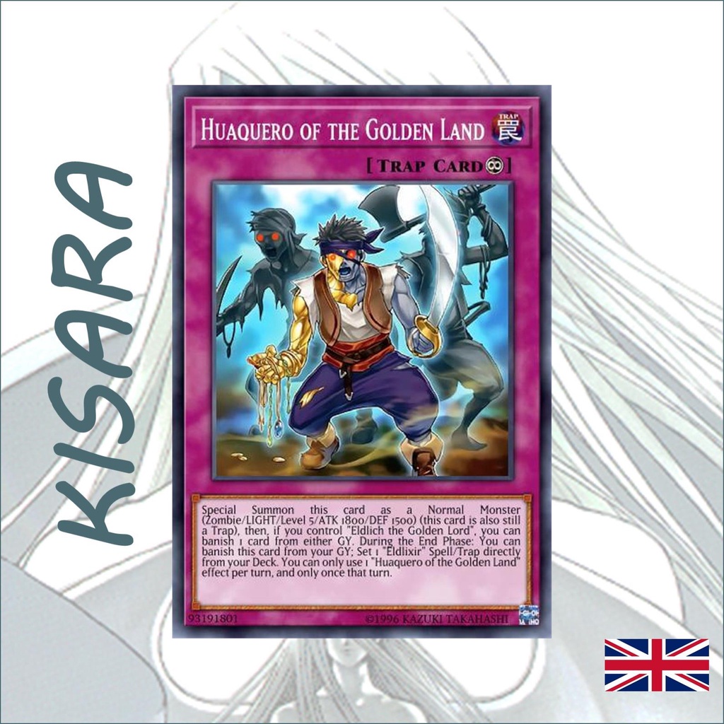 Bài lẻ Yugioh Huaquero of the Golden Land - MGED-EN127 - Rare 1st Edition