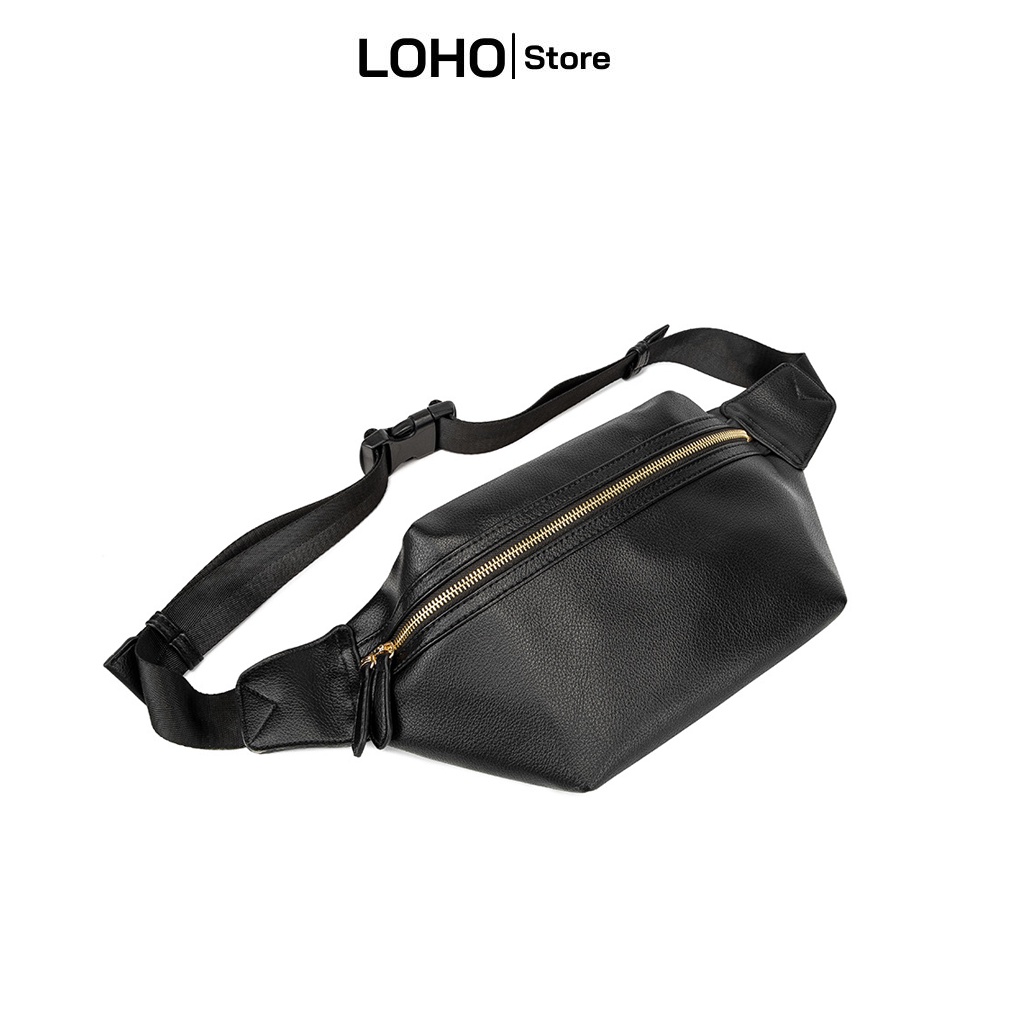Túi bao tử da đeo chéo nam nữ mini thời trang hàn quốc đeo hông bụng thể thao cao cấp chống nước phù hợp đi chơi đi làm