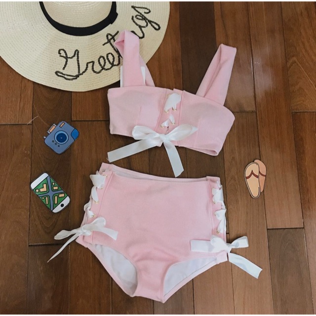 Bikini 2 mảnh thắt nơ (ảnh thật)