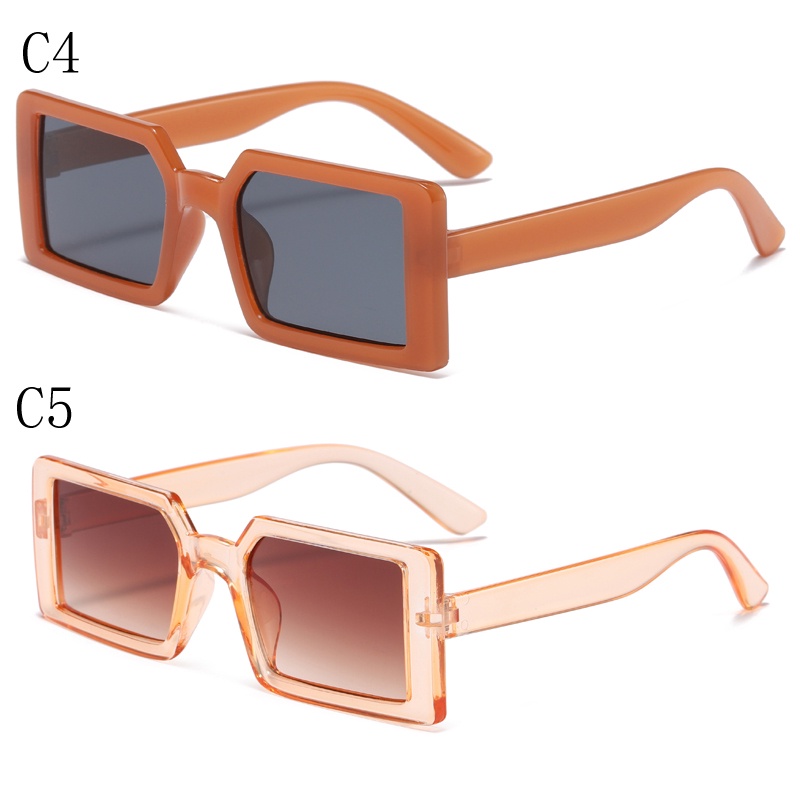 Kính Mát Vuông Chống Tia Cực Tím Thời Trang Cho Bé Trai Và Gái