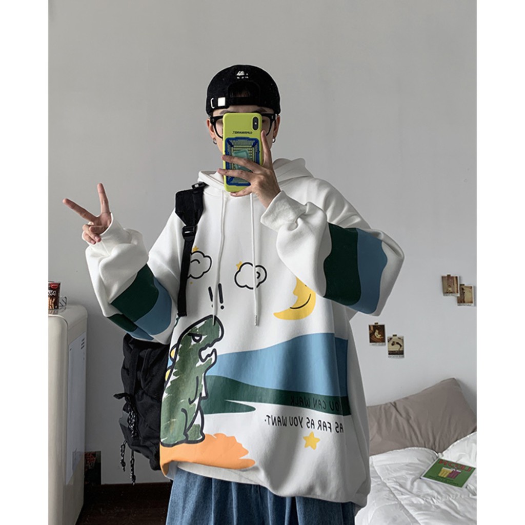 Áo Hoodie [ unisex ] ôm body nam đẹp - HD66 | BigBuy360 - bigbuy360.vn