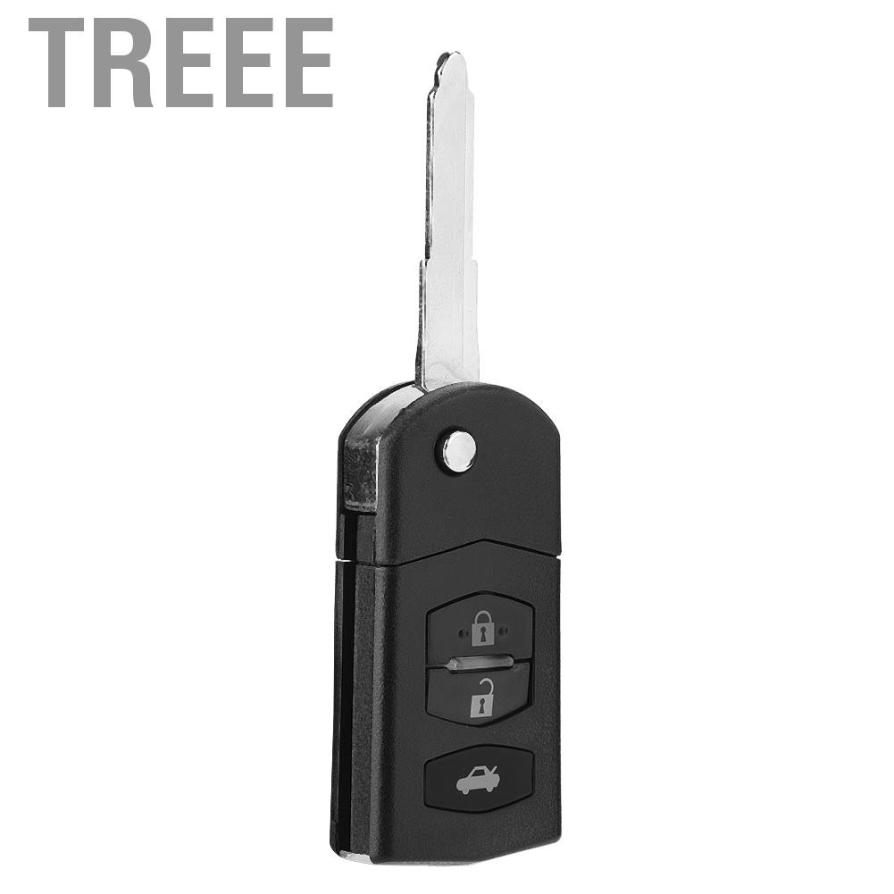 Vỏ chìa khóa điều khiển từ xa 3 nút nhấn cho Mazda 2 5 6 Rx8 chất lượng cao