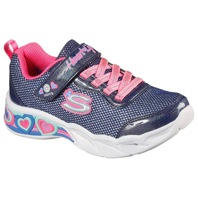 [Mã MABRVP7 giảm 10% tối đa 100K đơn 500k] Skechers Bé Gái Giày Thể Thao Sweetheart Lights - 302304L-NVMT