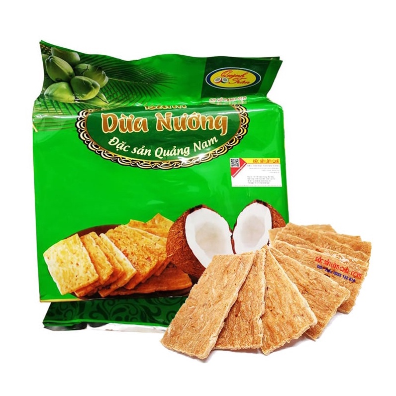 [Mã 155FMCGSALE giảm 7% đơn 500K] 1 Gói Bánh Dừa Nướng 15G X 12 Gói