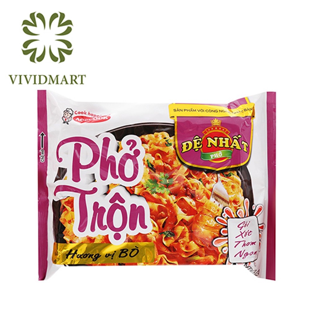 [Toàn quốc] PHỞ ĐỆ NHẤT (VỊ BÒ, VỊ GÀ) và PHỞ TRỘN ĐỆ NHẤT (VỊ BÒ, VỊ THẬP CẨM CAY) - GÓI LẺ - ACECOOK