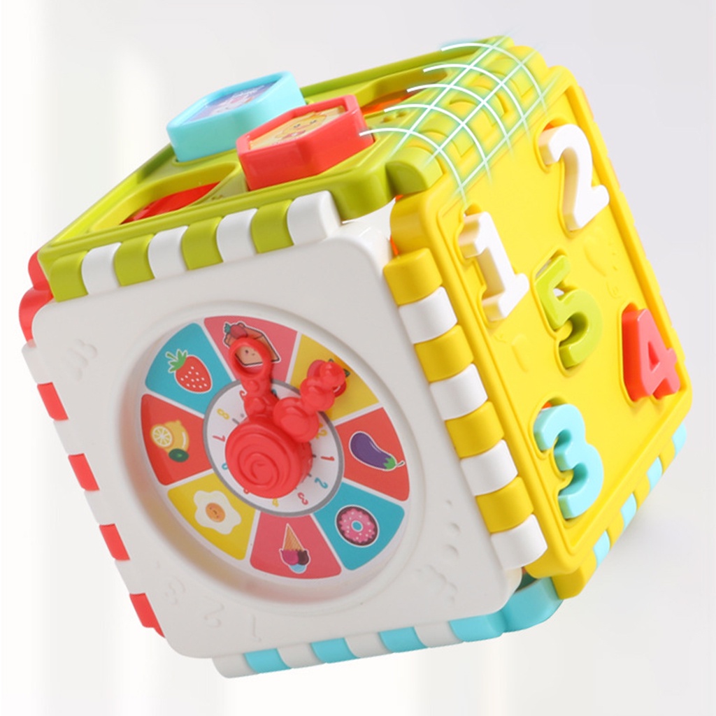 Đồ chơi khối lập phương xếp hình giáo dục sớm thú vị cho bé