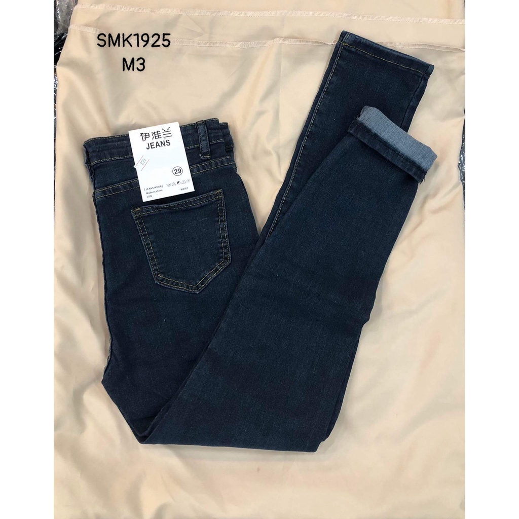 SMK1925- QUẦN JEANS NỮ ỐNG BÓ