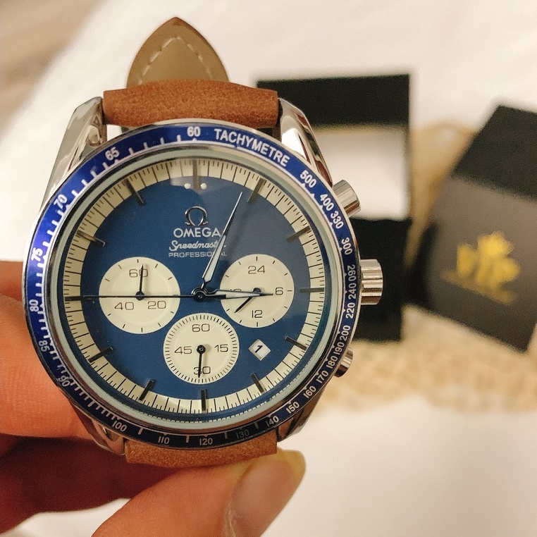 ĐỒNG HỒ NAM OMEGA DÂY DA CAO CẤP BẢO HÀNH 12 THÁNG | BigBuy360 - bigbuy360.vn