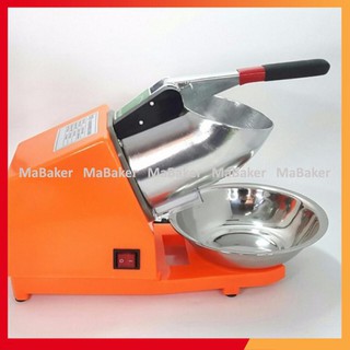 Máy bào đá tuyết 2 lưỡi công suất 500w tương đương máy 3 lưỡi siêu bền-mabaker