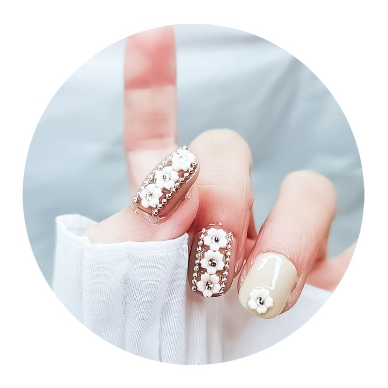 Hạt 3d Hình Hoa Trang Trí Móng Tay Nghệ Thuật