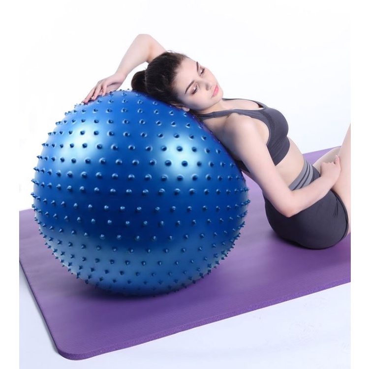 Quả bóng tập thể dụng, Bóng tập gym, Bóng Tập Yoga Có Gai 65cm với độ bền cao, tạo lực đẩy tốt