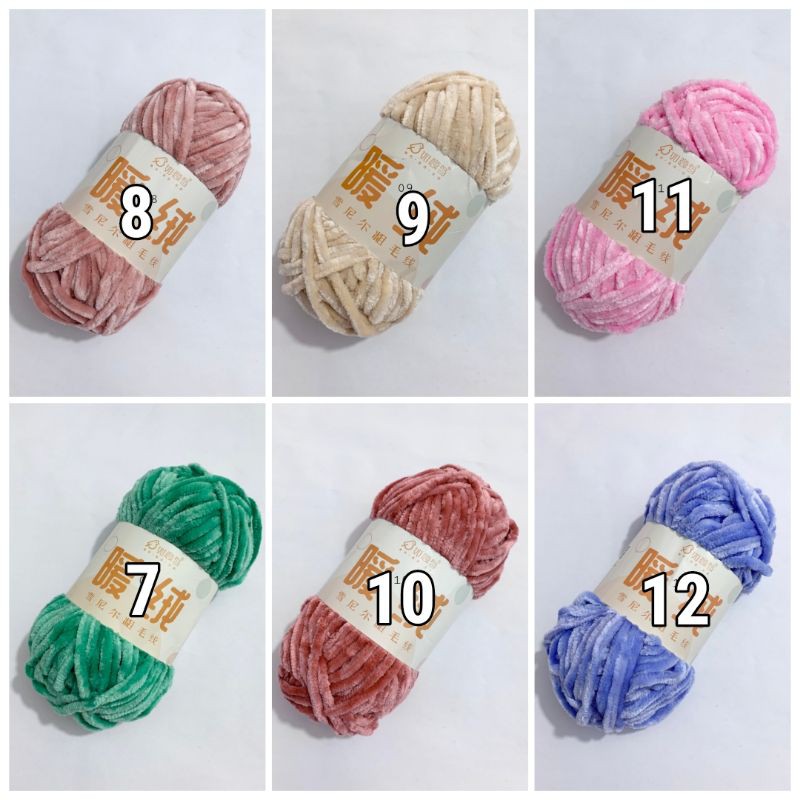 Len nhung Chenille 6mm