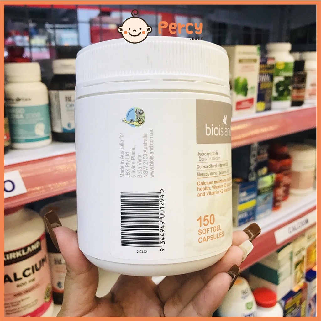 Viên Uống Bổ Sung Canxi Bioisland Milk Calcium Bone Care 150 viên