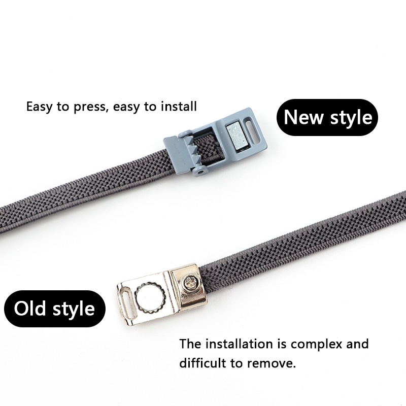 Dây Giày Co Giãn Khóa Nam Châm Nhiều Màu Sắc Không Cần Buộc Dành Cho Người Lớn Và Trẻ Em