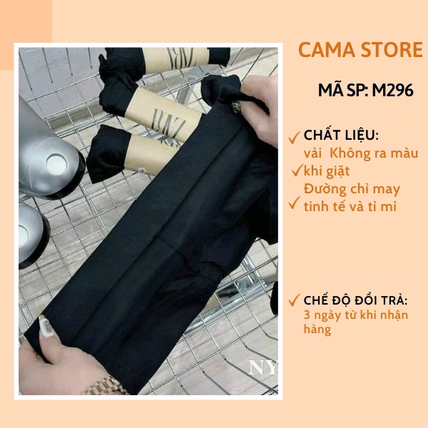 Quần đùi ZARA nữ ngố đùi cạp cao nâng mông giá rẻ CAMA STORE Q296