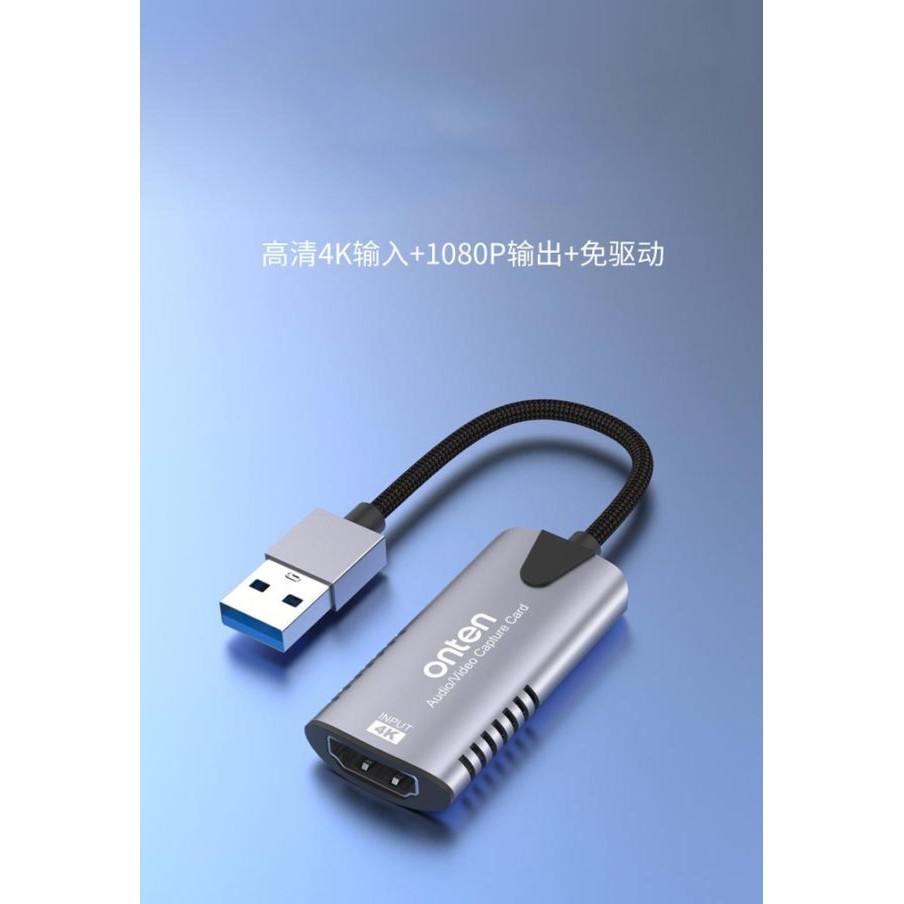 Thiết bị ghi hình từ máy quay, thiết bị y tế qua USB 3.0 Onten US302 - Hàng Chính Hãng