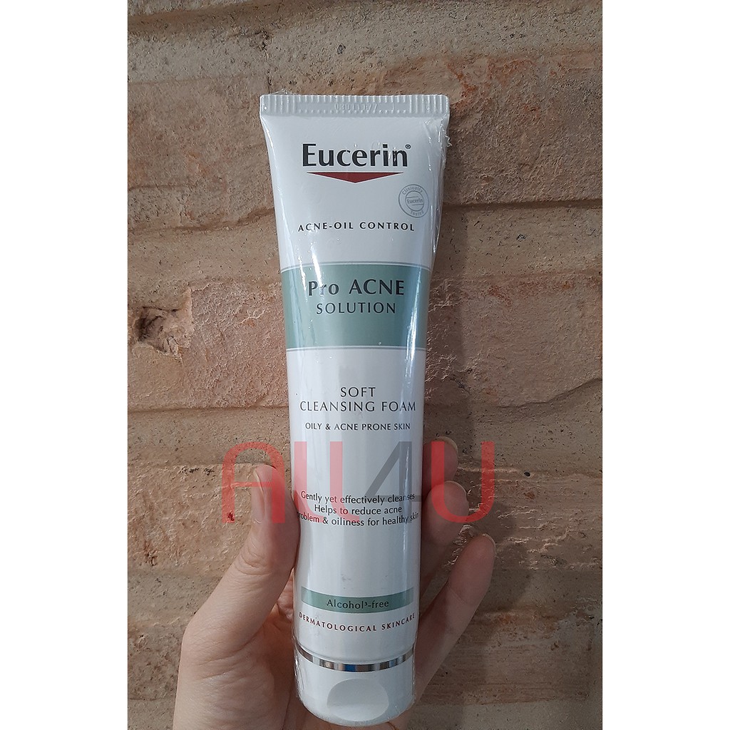 [MẪU MỚI] EUCERIN Pro Acne Solution Gentle Cleansing Foam 150g - Sữa Rửa Mặt Cho Da Mụn Tạo Bọt Dịu Nhẹ