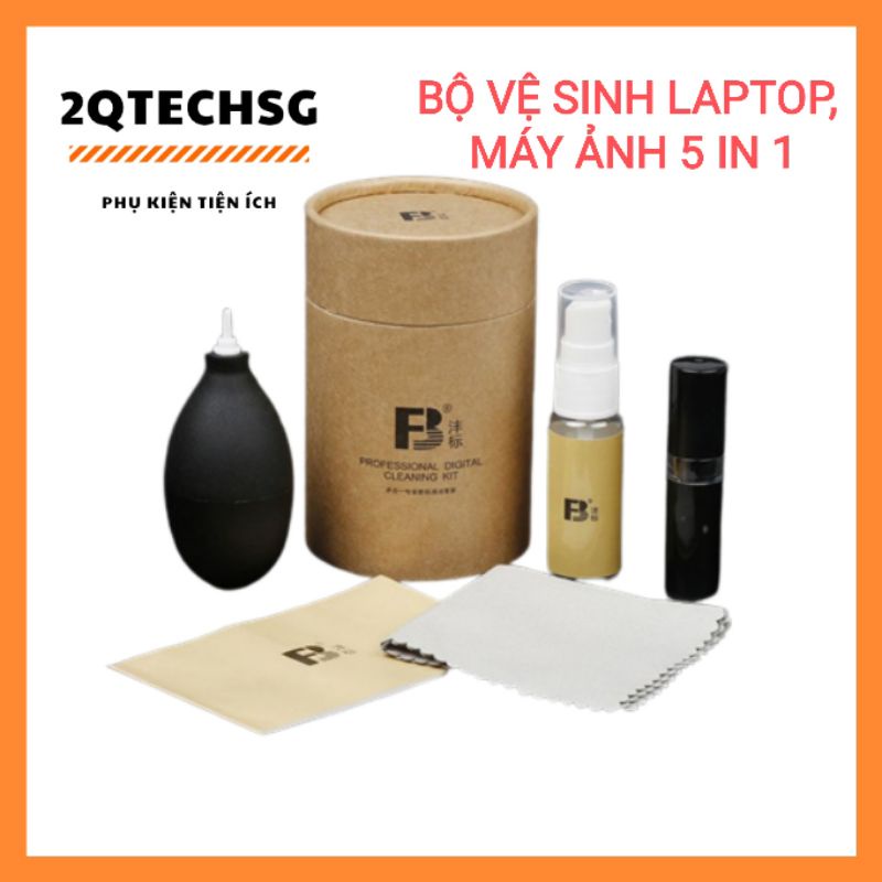 5 in 1 Bộ làm sạch máy ảnh kỹ thuật số, máy tính bảng, máy tính xách tay, điện thoại di động.