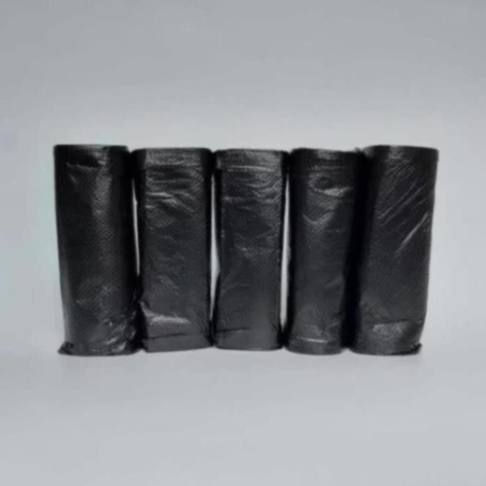 Combo 5 Cuộn Túi Đựng Rác Tự Phân Hủy Màu Đen Kích Thước 45x50cm