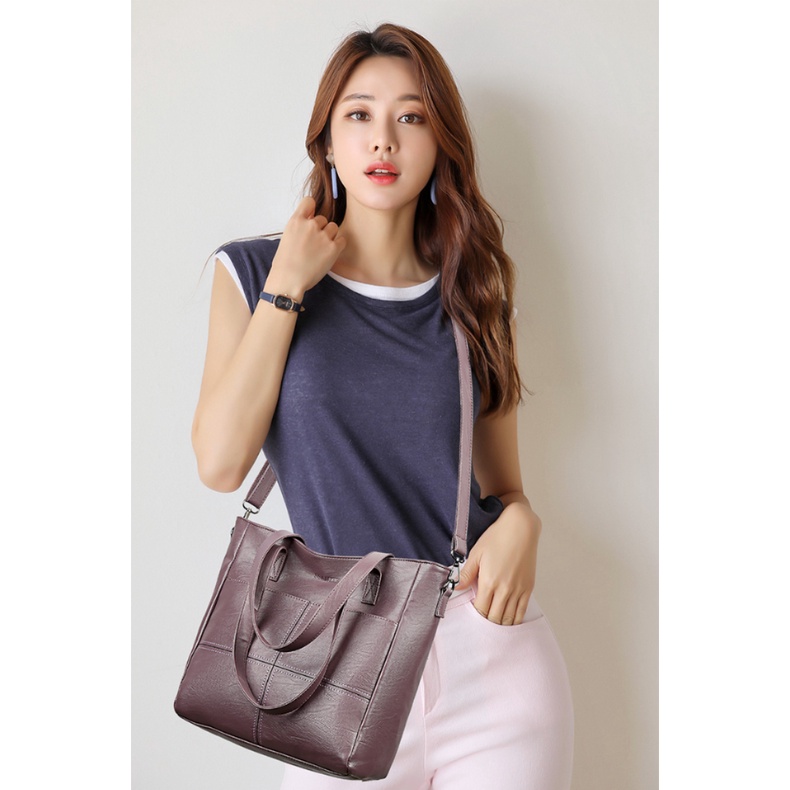 Túi Xách Nữ Đeo Vai Phong Cách Hàn Quốc Beg Besar Beg Tangan Wanita Murah Cantik