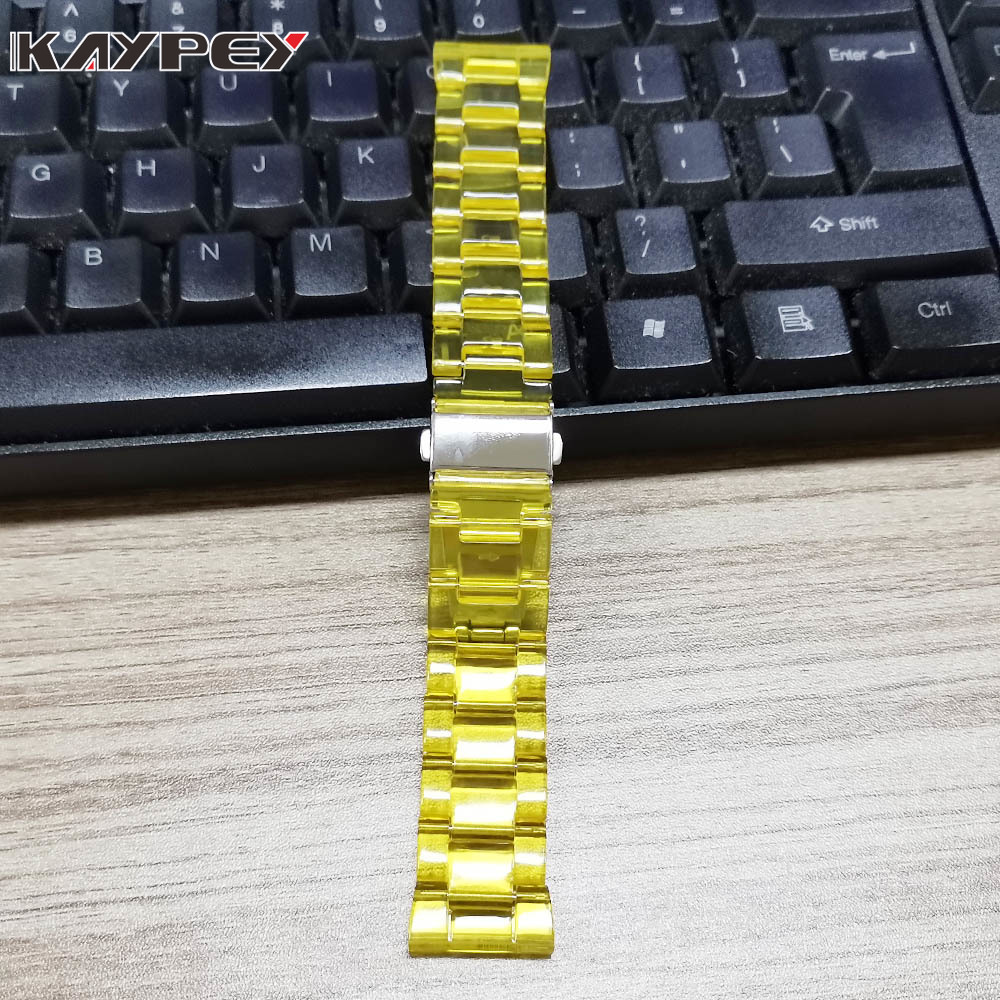 Dây Đeo Nhựa Trong Suốt 20mm 22mm Cho Đồng Hồ Thông Minh Samsung Galaxy Watch 3 Band 41mm 45mm