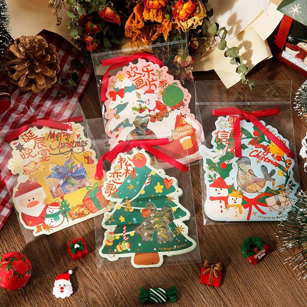 PEWANY Sticker Dán Trang Trí Sổ Tay Chủ Đề Giáng Sinh