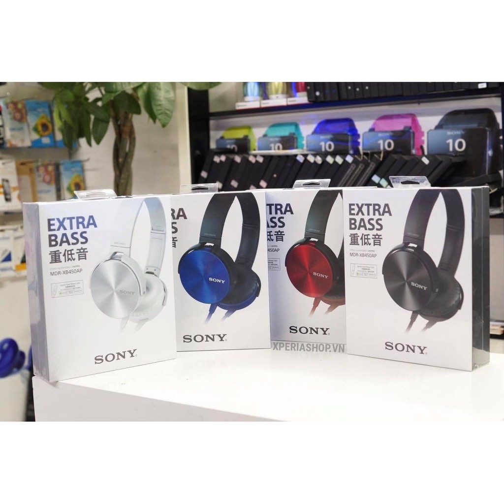 Tai nghe Sony. chụp MDR-XB450AP
