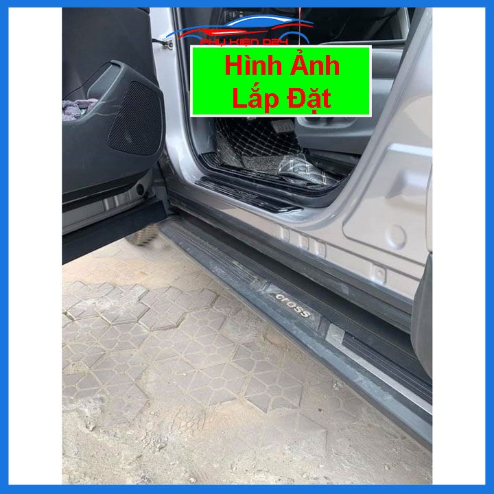 Bậc bệ dẫm lên xuống Corolla Cross 2020-2021-2022 bệ bước chân chuẩn theo xe mẫu 007
