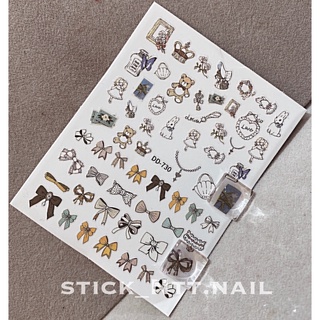 Stick hình bướm ,sao, tim dán móng tay