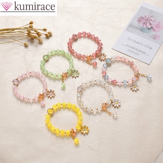 Vòng đeo tay pha lê hoa cúc thời trang dành cho nữ