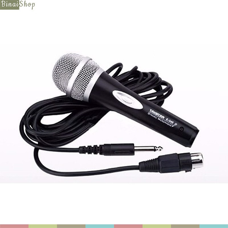 [Mã ELHACE giảm 4% đơn 300K] Takstar E-340 - Micro Dynamic Hát Karaoke Gia Đình