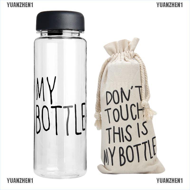 Bình Nước Trong Suốt My Bottle 500ML YUANZHEN1
