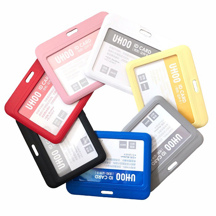 Bảng tên Uhoo 6633 8.5x5.4cm 1 mặt ngang