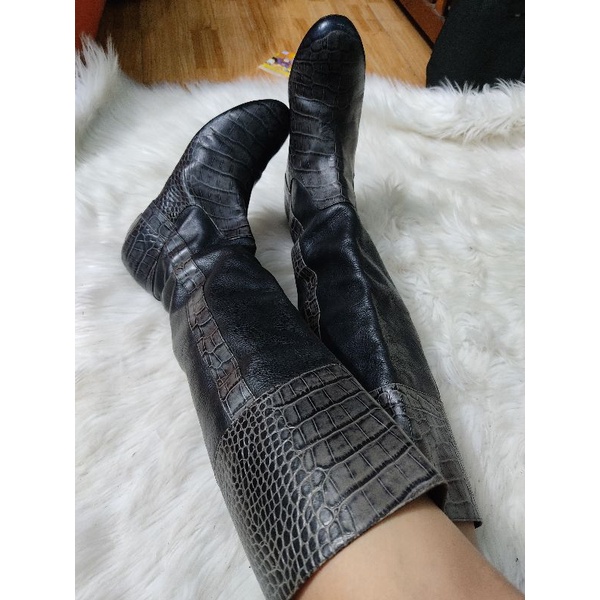 Bốt da thật size 37