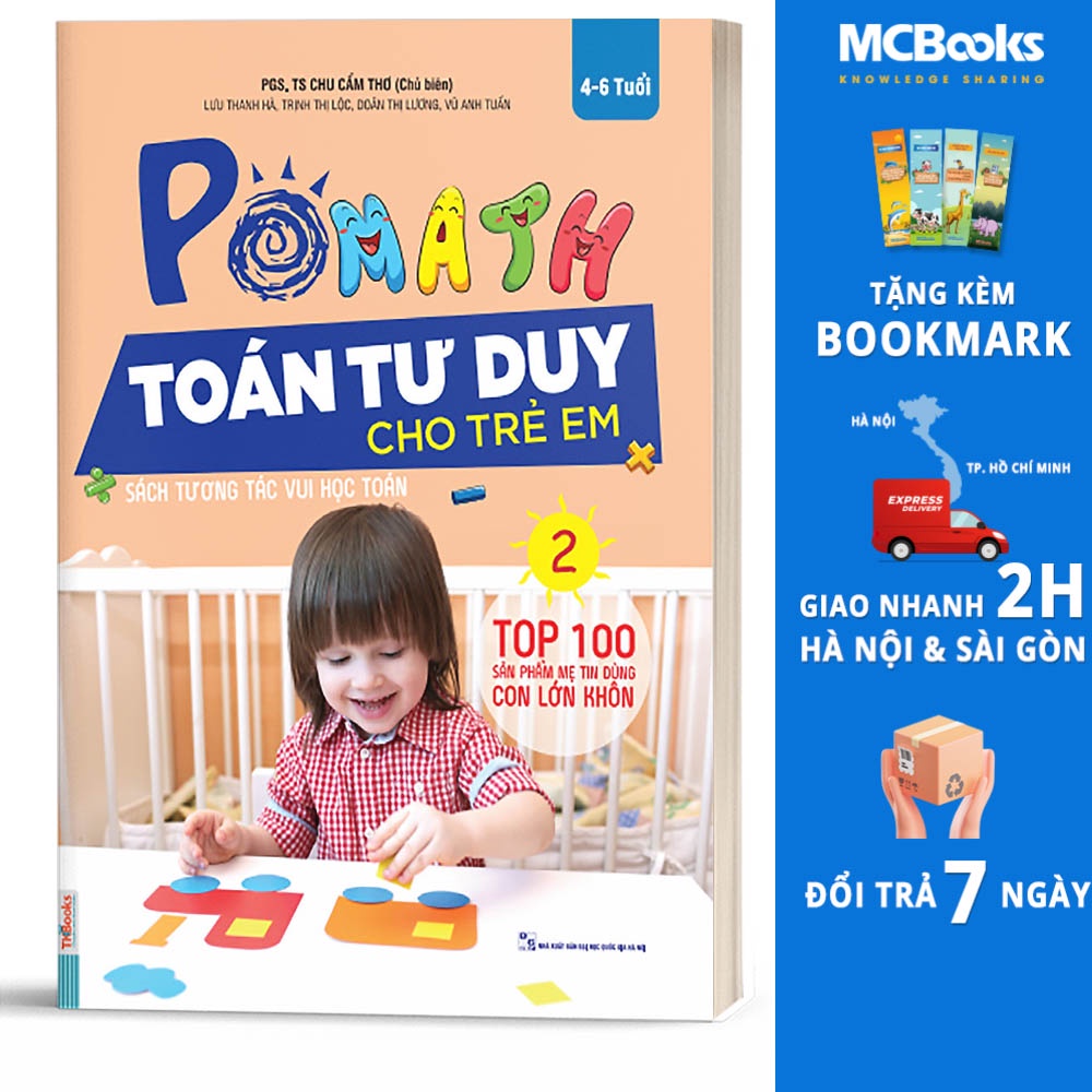 Sách - POMath -Toán tư duy cho trẻ em tập 2 - MCBooks