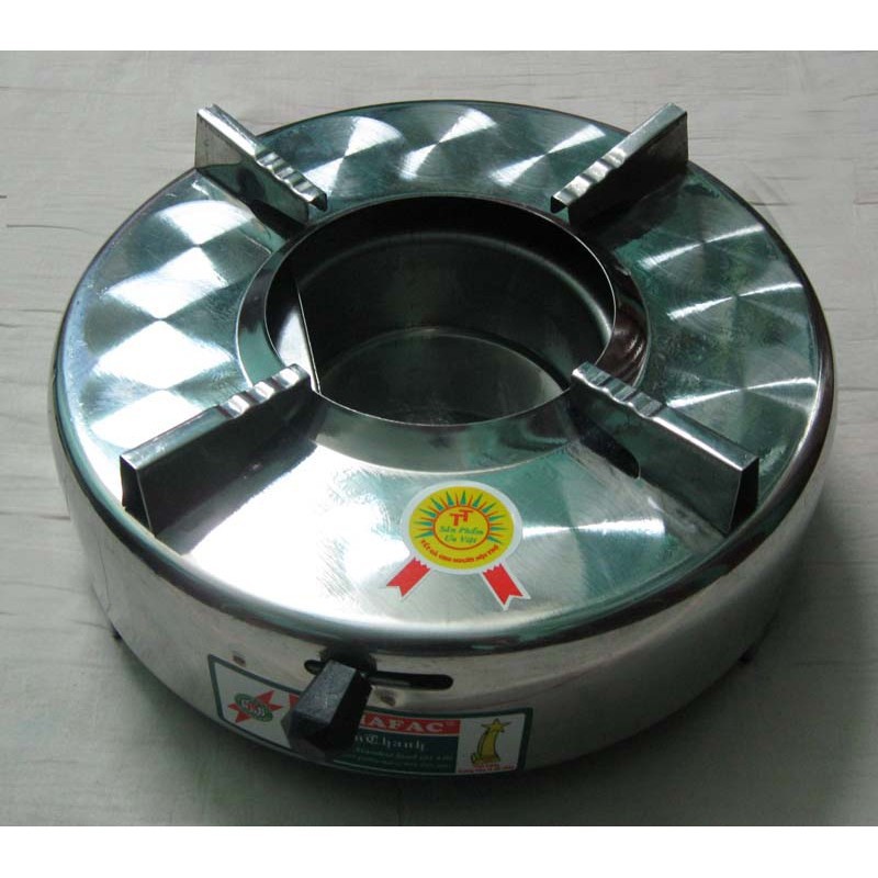 Bếp Cồn Inox Tròn có kiềng chắn gió cao cấp