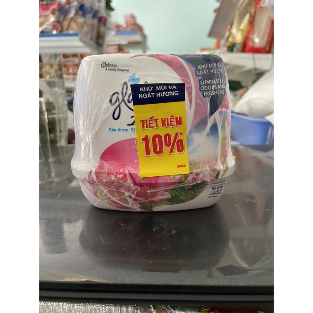 Com 2 cục sáp thơm glade 180g